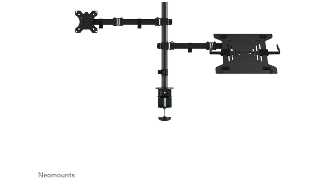 Monitorarm met laptopstandaard Neomounts FPMA-D550NOTEBOOK zwart