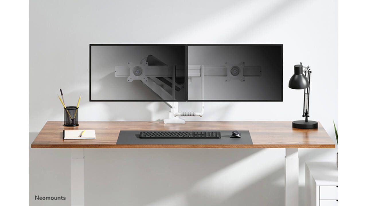 Monitorarm Neomounts DS75-450WH2 wit