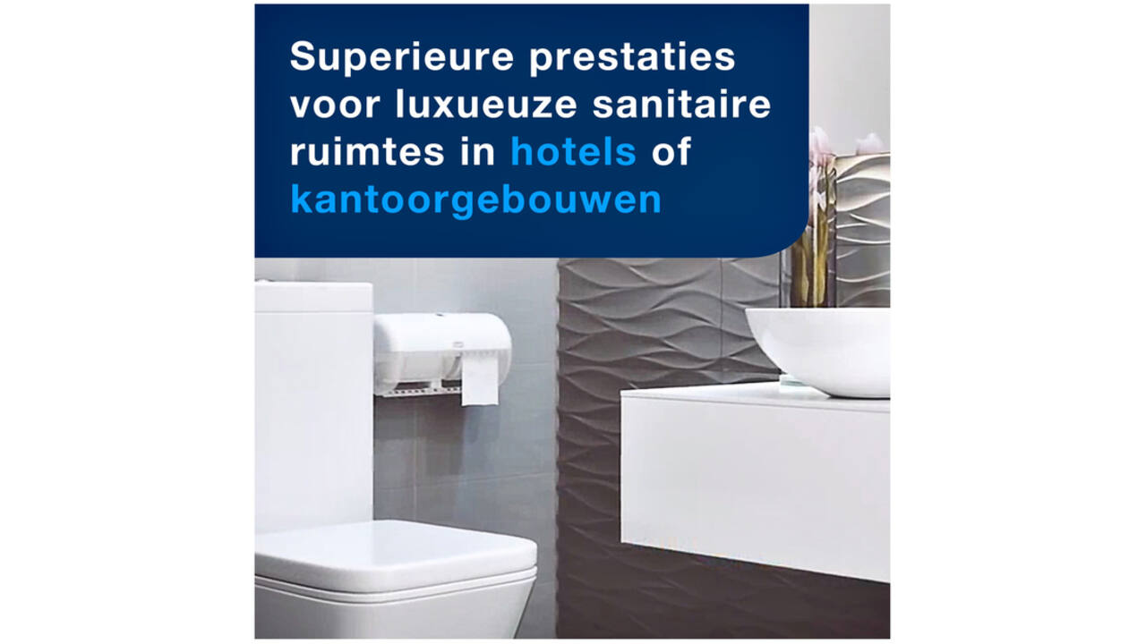 Toiletpapier Tork T4 advanced 2-laags 400vel wit 472168
