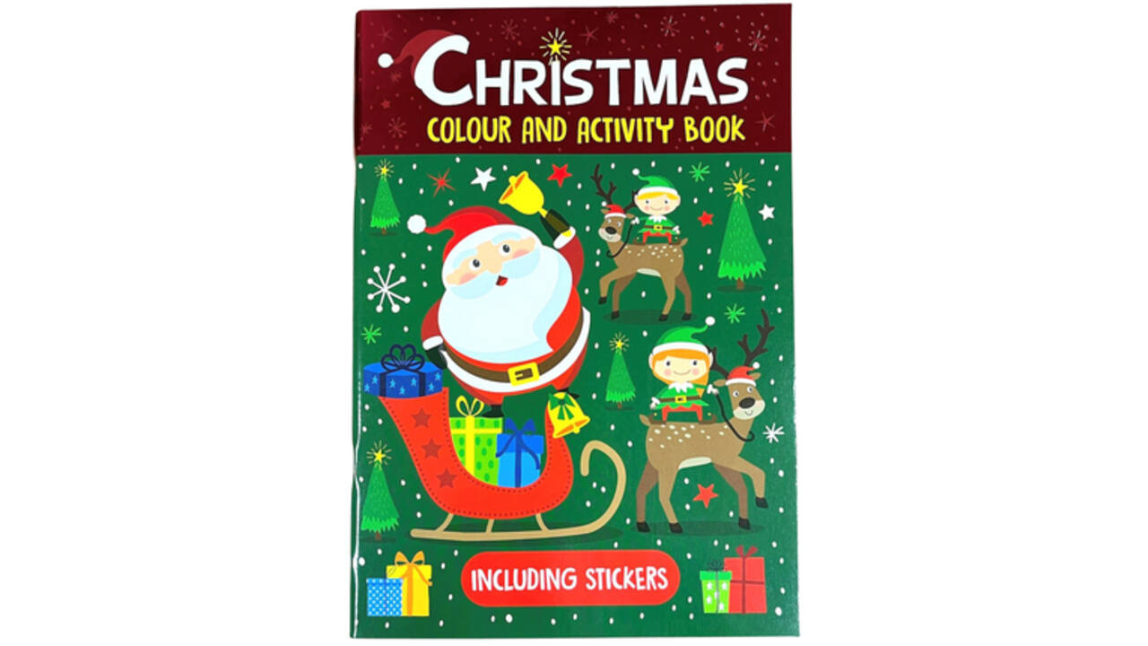 Kleur- en activiteitenboek A4 kerst