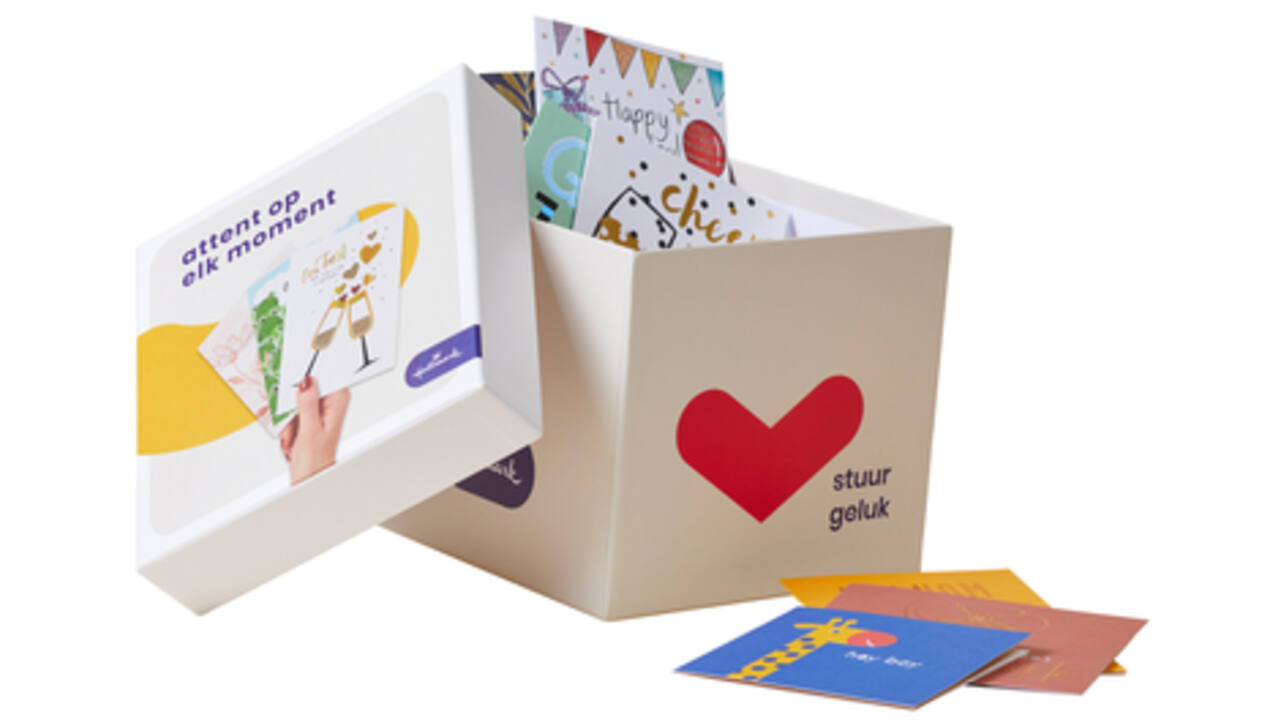 Wenskaart Hallmark business box 80 kaarten assorti