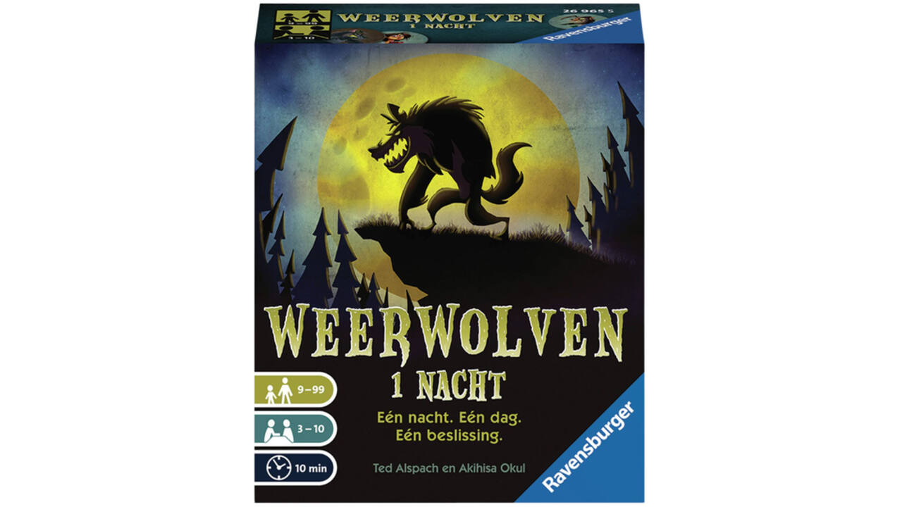 Kaartspel Weerwolven 1 nacht