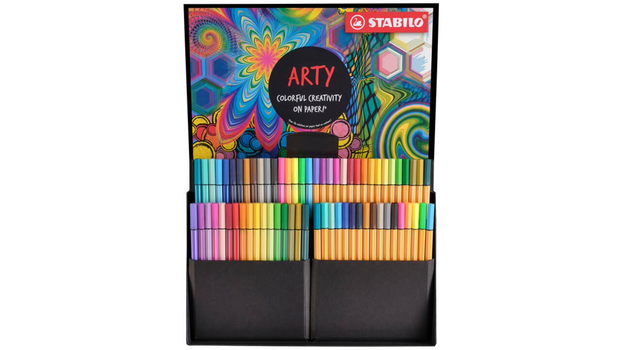 Fineliner STABILO point 88 & Pen 68 Arty creative ass luxe box 68st