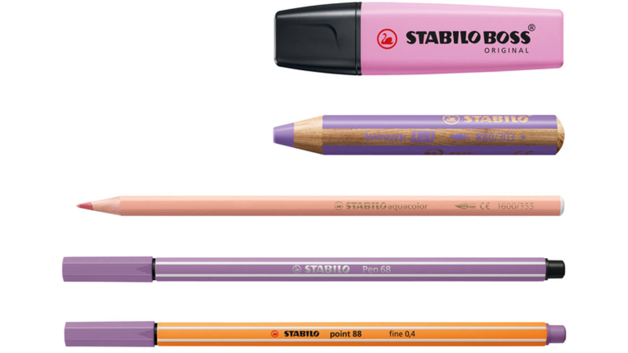 Creative set Stabilo 77/6 Arty colorful creative pastel mix