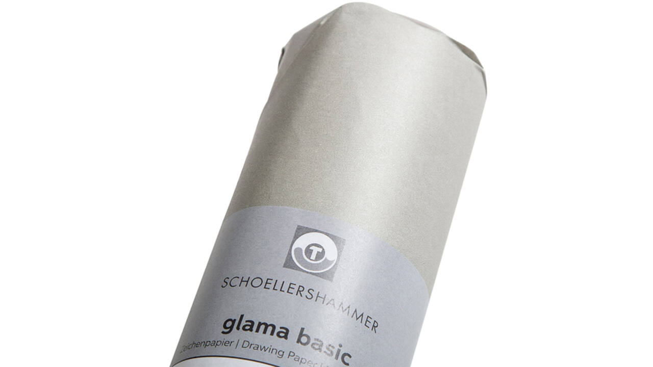 Tekenpapier Schoellershammer Glama Basic 33cmx50m 60gr transparant