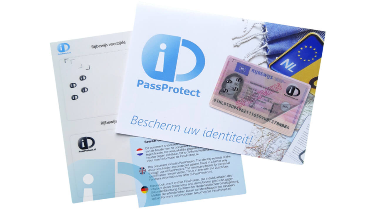 Beschermfolie PassProtect voor rijbewijs