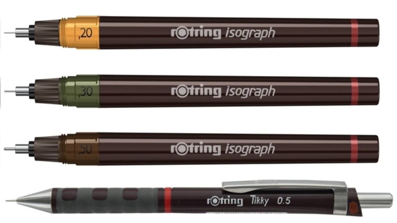 Tekenset rOtring Isograph Junior 4-delig