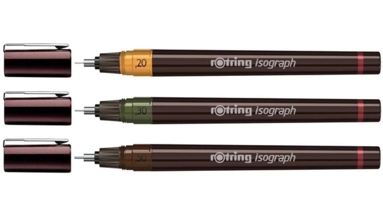 Tekenset rOtring Isograph Junior 4-delig