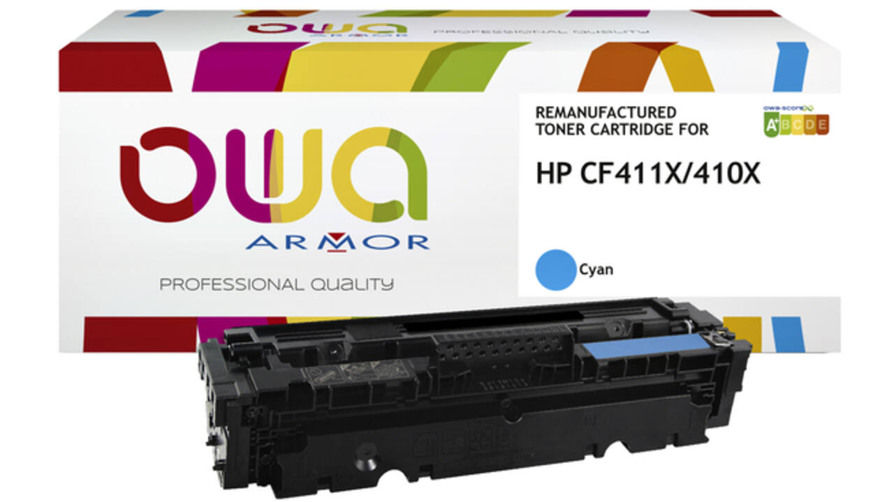 Tonercartridge OWA alternatief tbv HP CF411X blauw