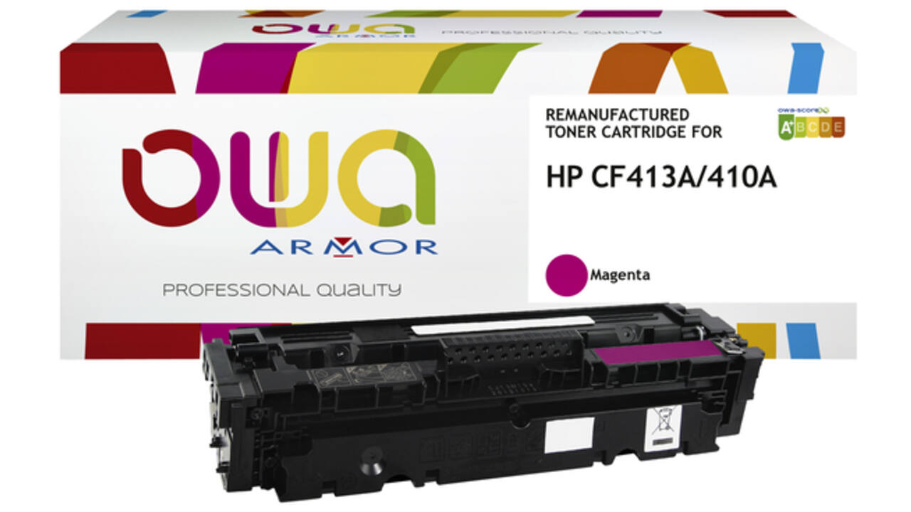 Tonercartridge OWA alternatief tbv HP CF413A rood