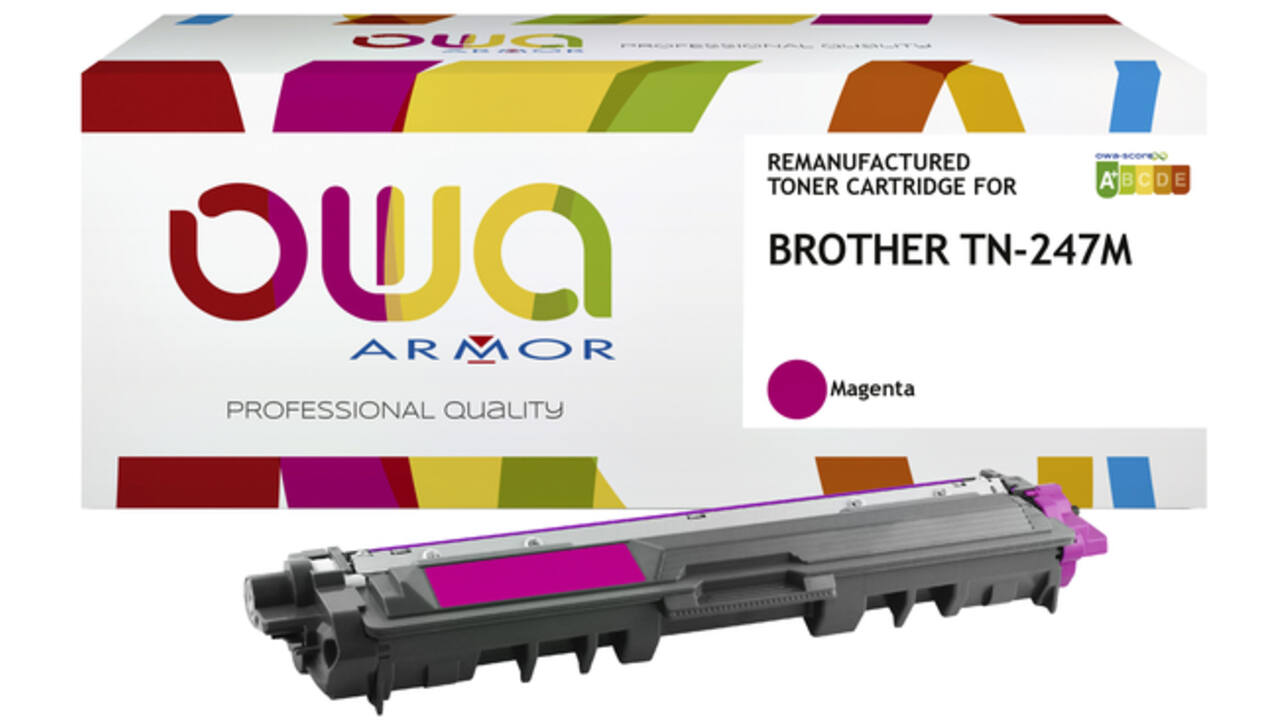 Toner OWA alternatief tbv Brother TN-247M rood