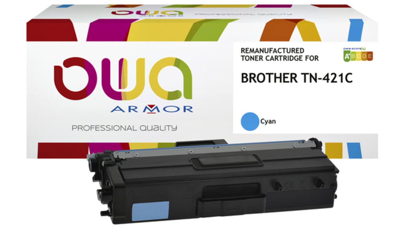 Toner OWA alternatief tbv Brother TN-421C blauw