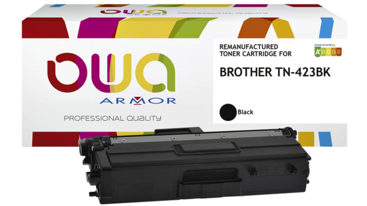 Toner OWA alternatief tbv Brother TN-423BK zwart