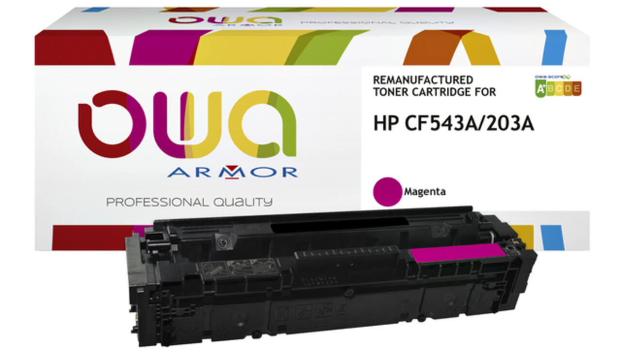 Tonercartridge OWA alternatief tbv HP CF543A rood