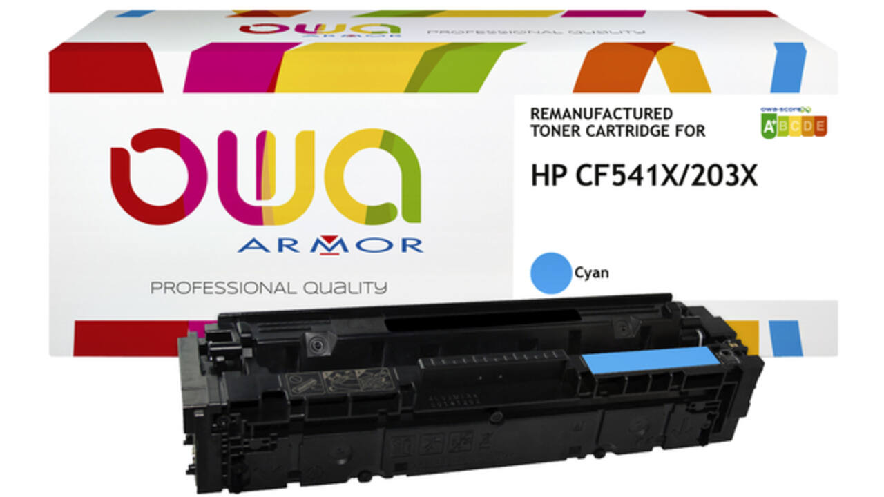 Tonercartridge OWA alternatief tbv HP CF541X blauw