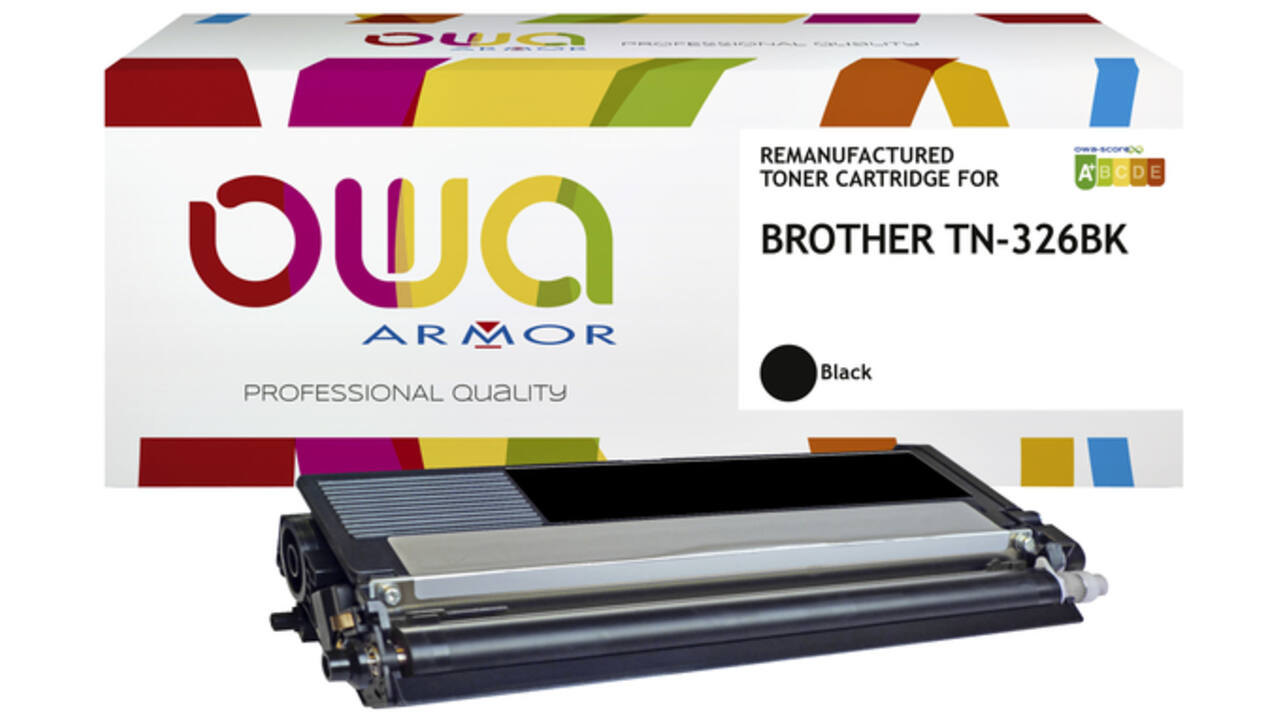 Toner OWA alternatief tbv Brother TN-326BK zwart