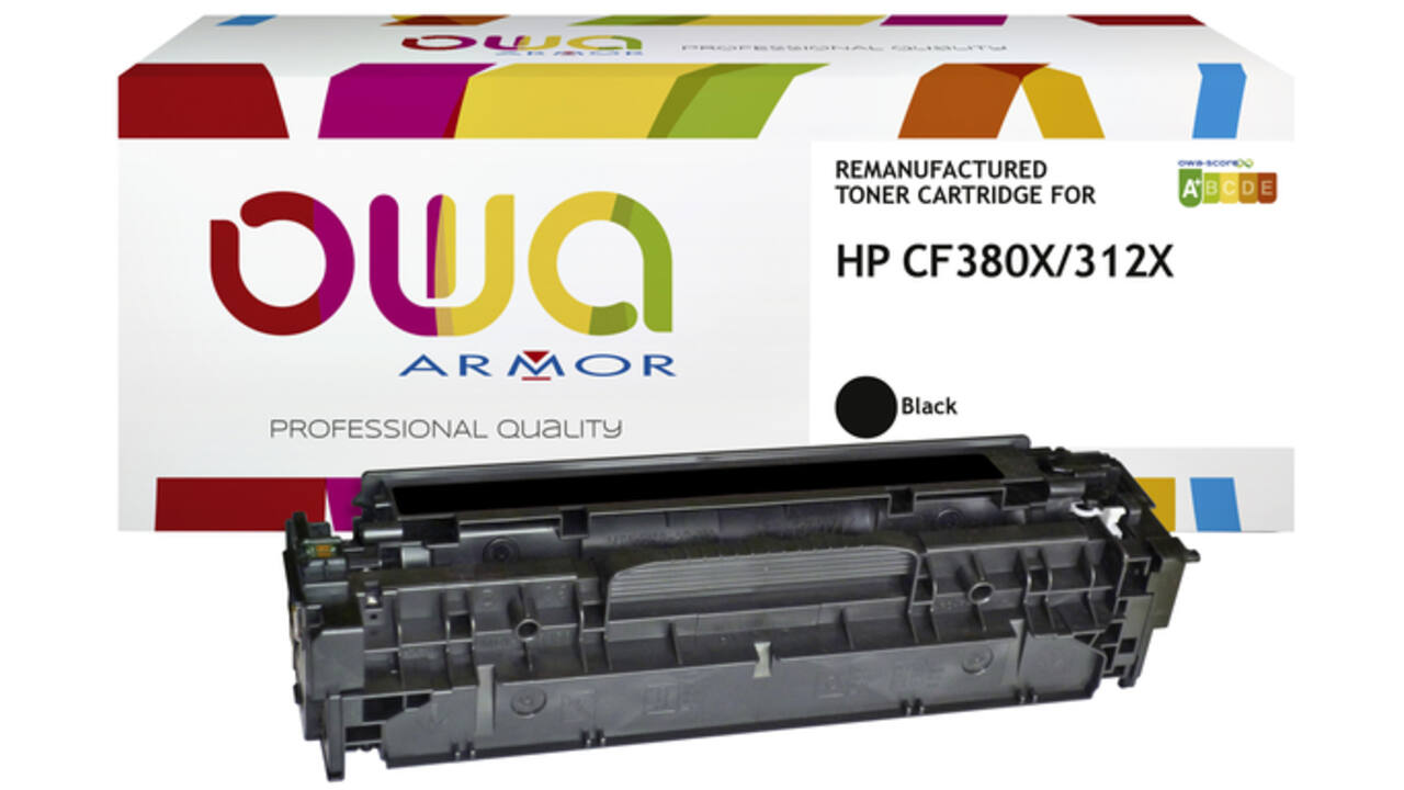 Tonercartridge OWA alternatief tbv HP CF380X zwart