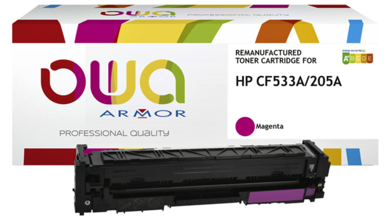 Tonercartridge OWA alternatief tbv HP CF533A rood