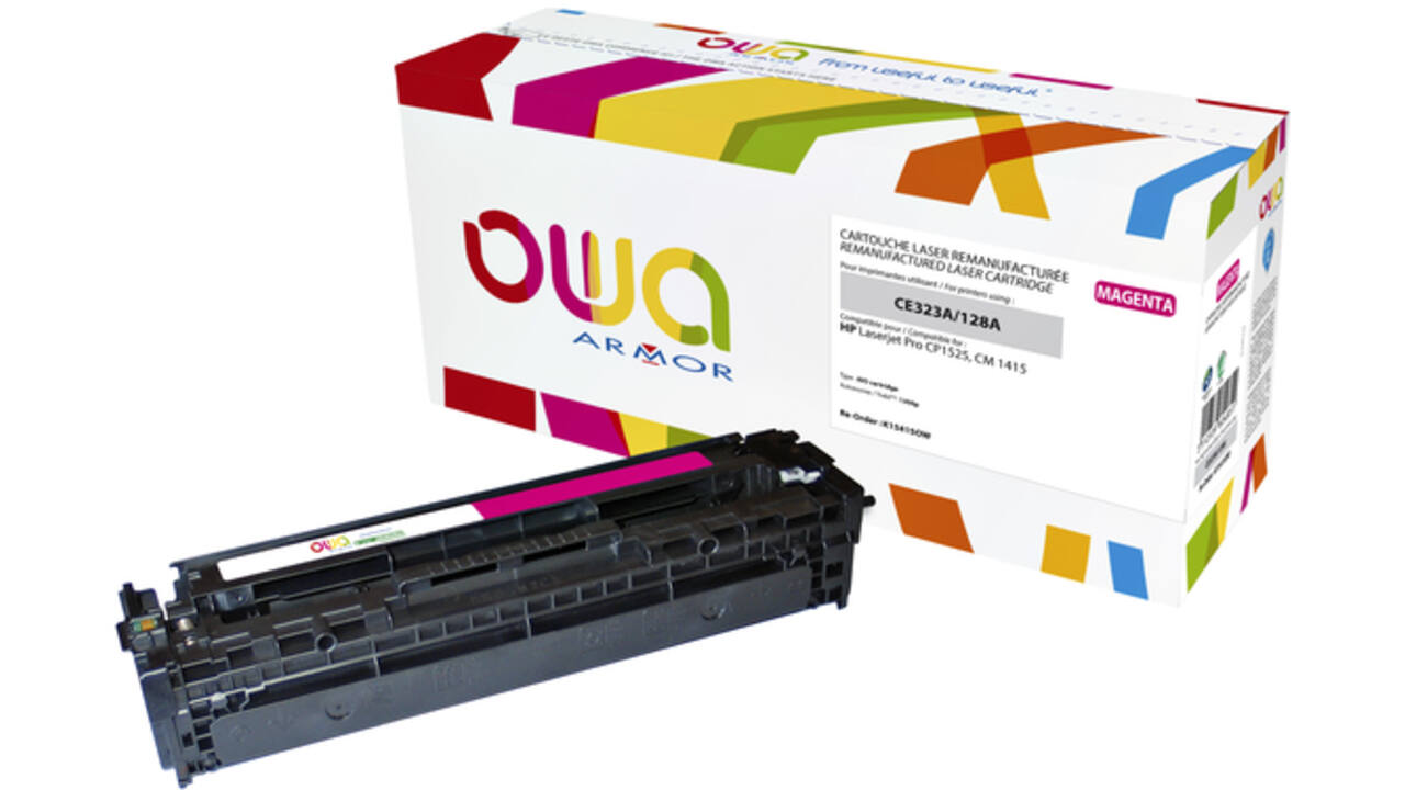 Tonercartridge OWA alternatief tbv HP CE323A rood
