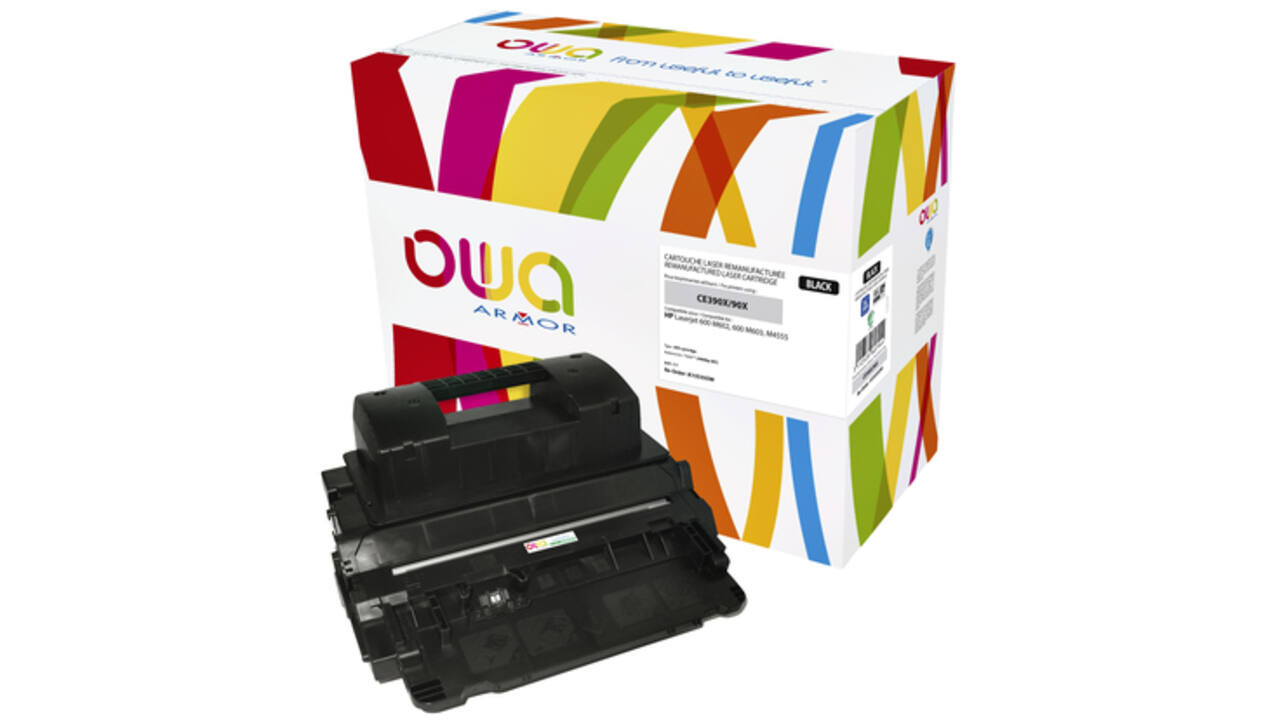 Tonercartridge OWA alternatief tbv HP CE390X zwart