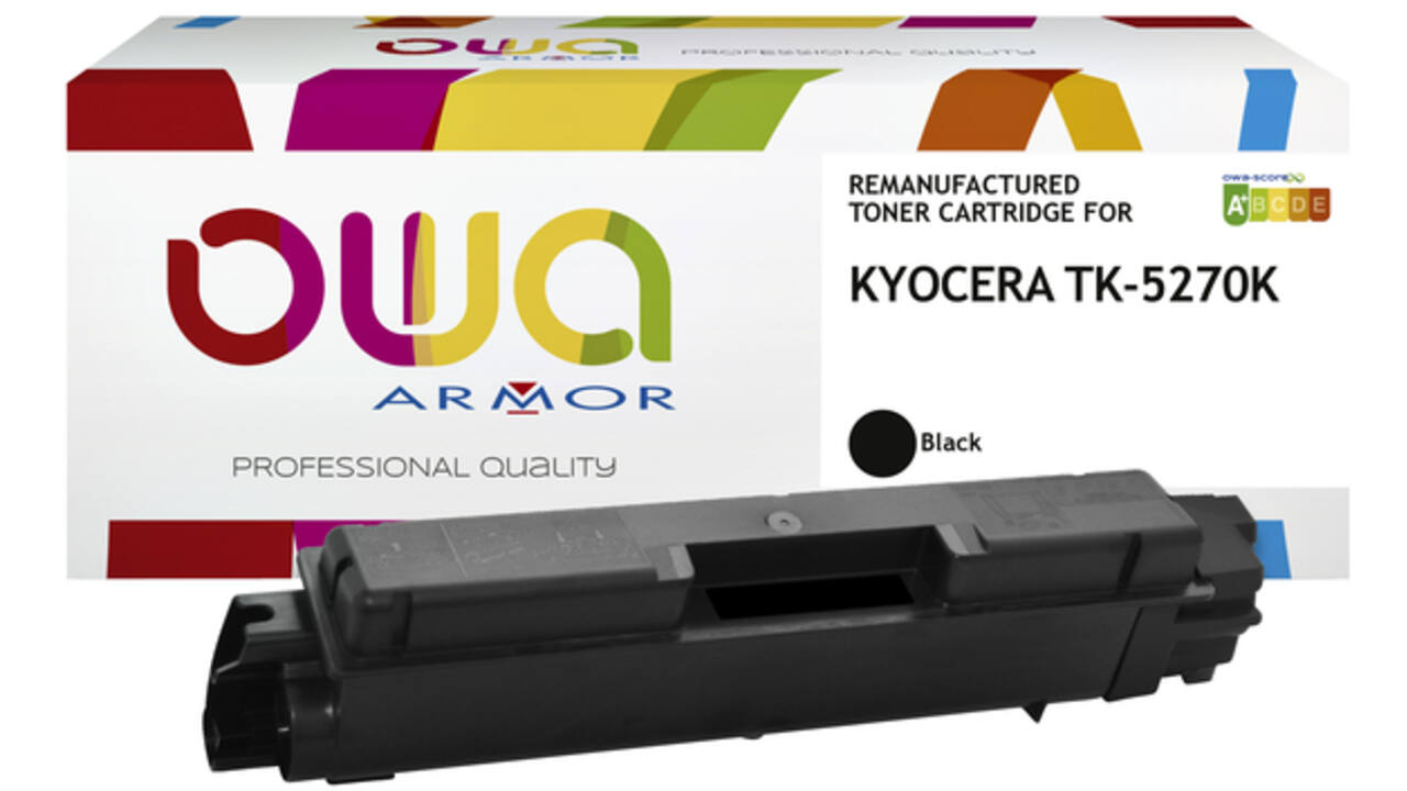 Toner OWA alternatief tbv Kyocera TK-5270K zwart