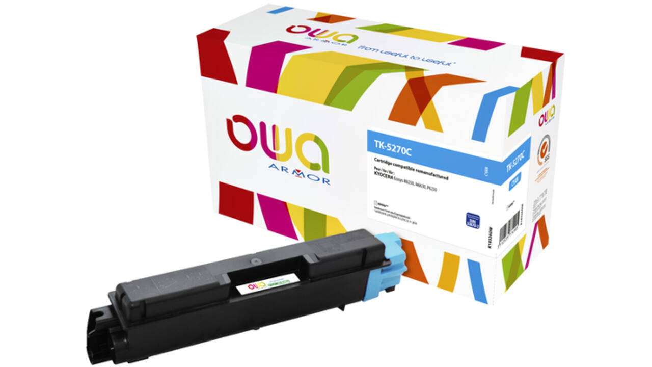 Toner OWA alternatief tbv Kyocera TK-5270C blauw