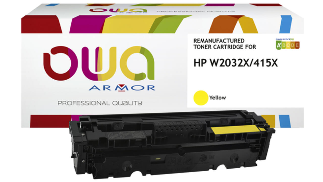 Tonercartridge OWA alternatief tbv HP W2032X geel