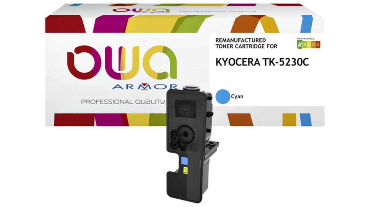 Toner OWA alternatief tbv Kyocera TK-5230C blauw