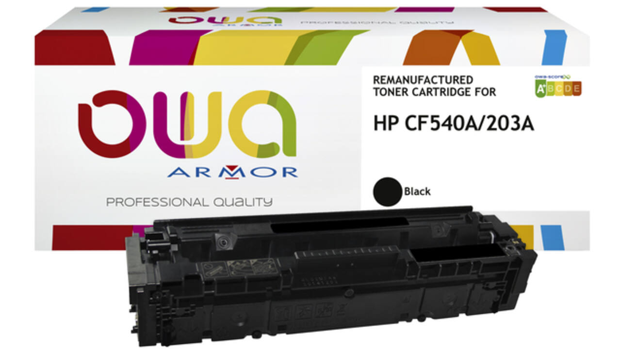 Tonercartridge OWA alternatief tbv HP CF540A zwart