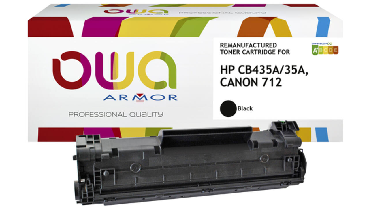 Tonercartridge OWA alternatief tbv HP CB435A zwart