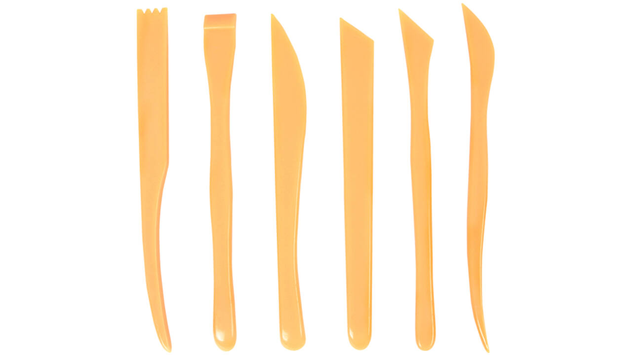 Boetseerspatel Conda set à 6 stuks 20 cm plastic