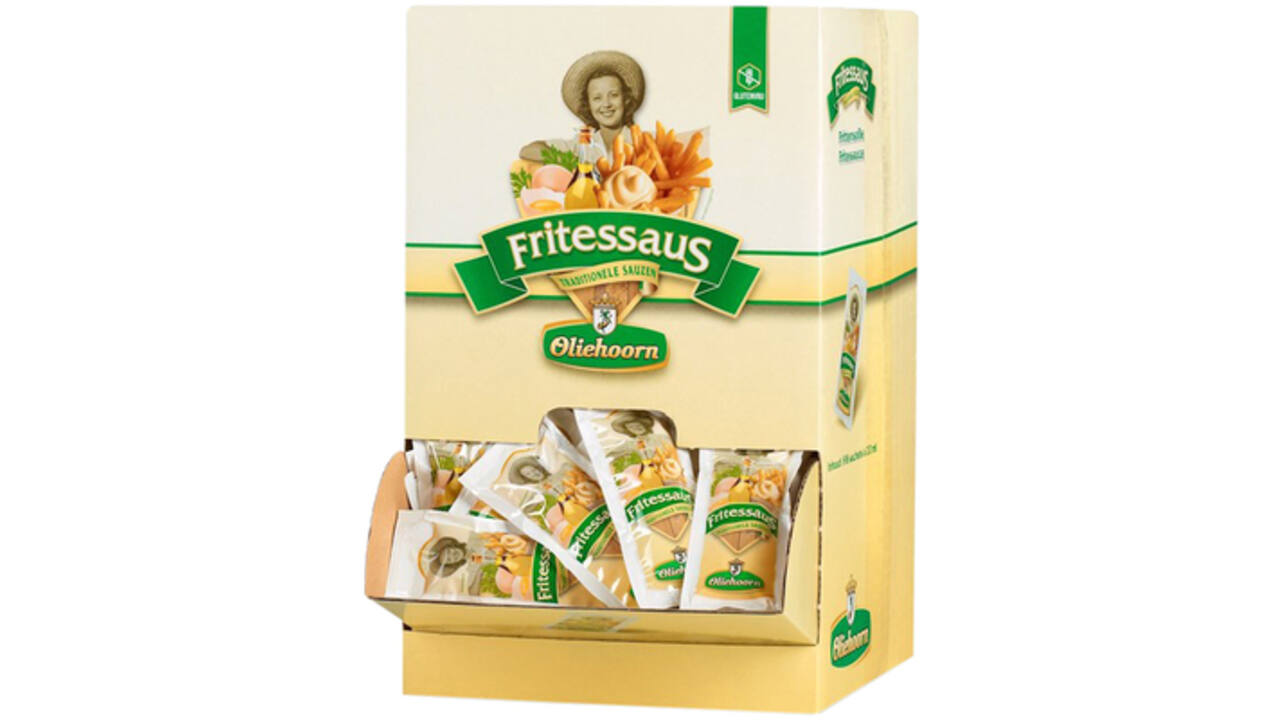 Fritessaus Oliehoorn 35% glutenvrij sachet 198x20ml