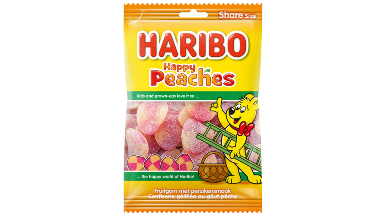 Snoep Haribo Perziken zak 250gr