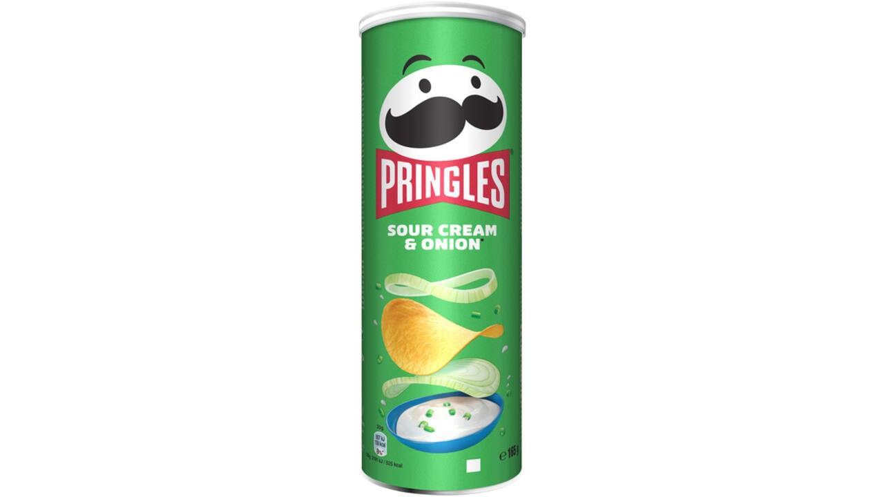 Chips Pringles sour cream onion 165gr