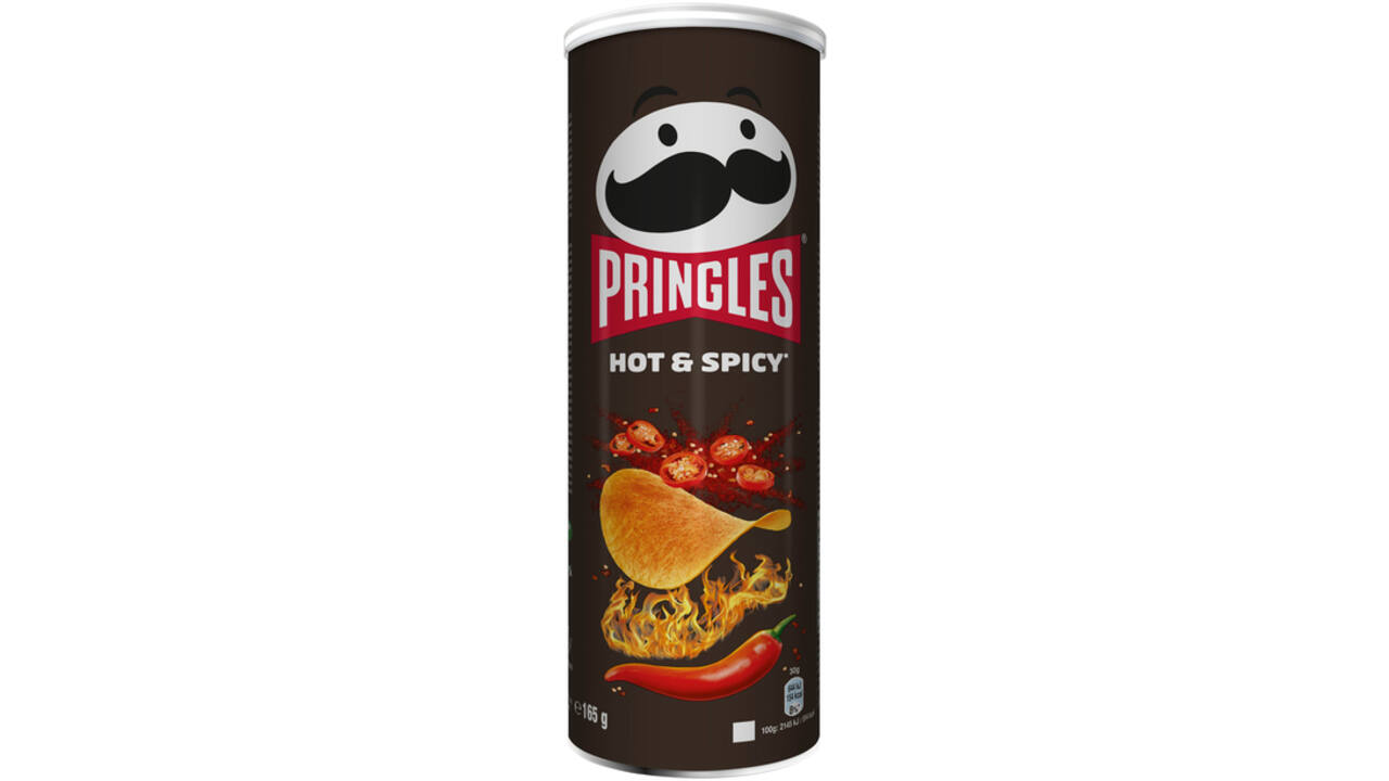 Chips Pringles hot spicy 165gr