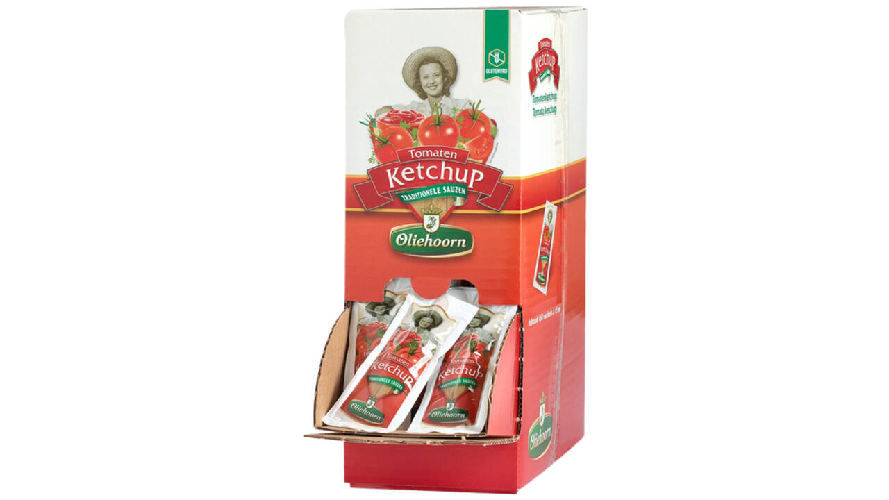 Tomatenketchup Oliehoorn sachet 150x15ml
