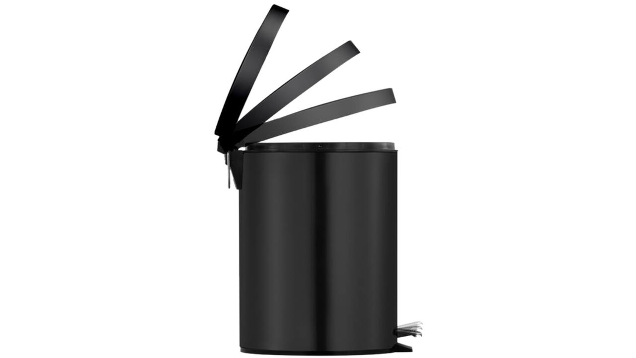 Afvalbak Vepa Bins pedaalemmer 5 liter zwart