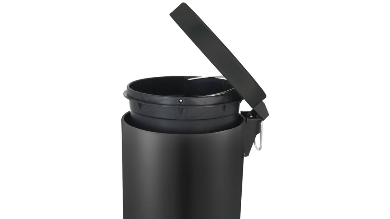 Afvalbak Vepa Bins pedaalemmer 12 liter zwart