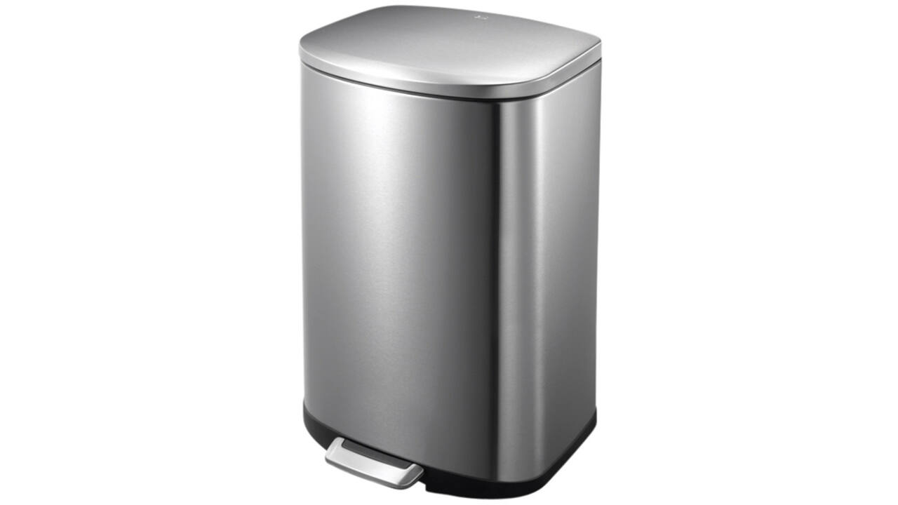 Afvalbak EKO Della pedaalemmer 50 liter RVS