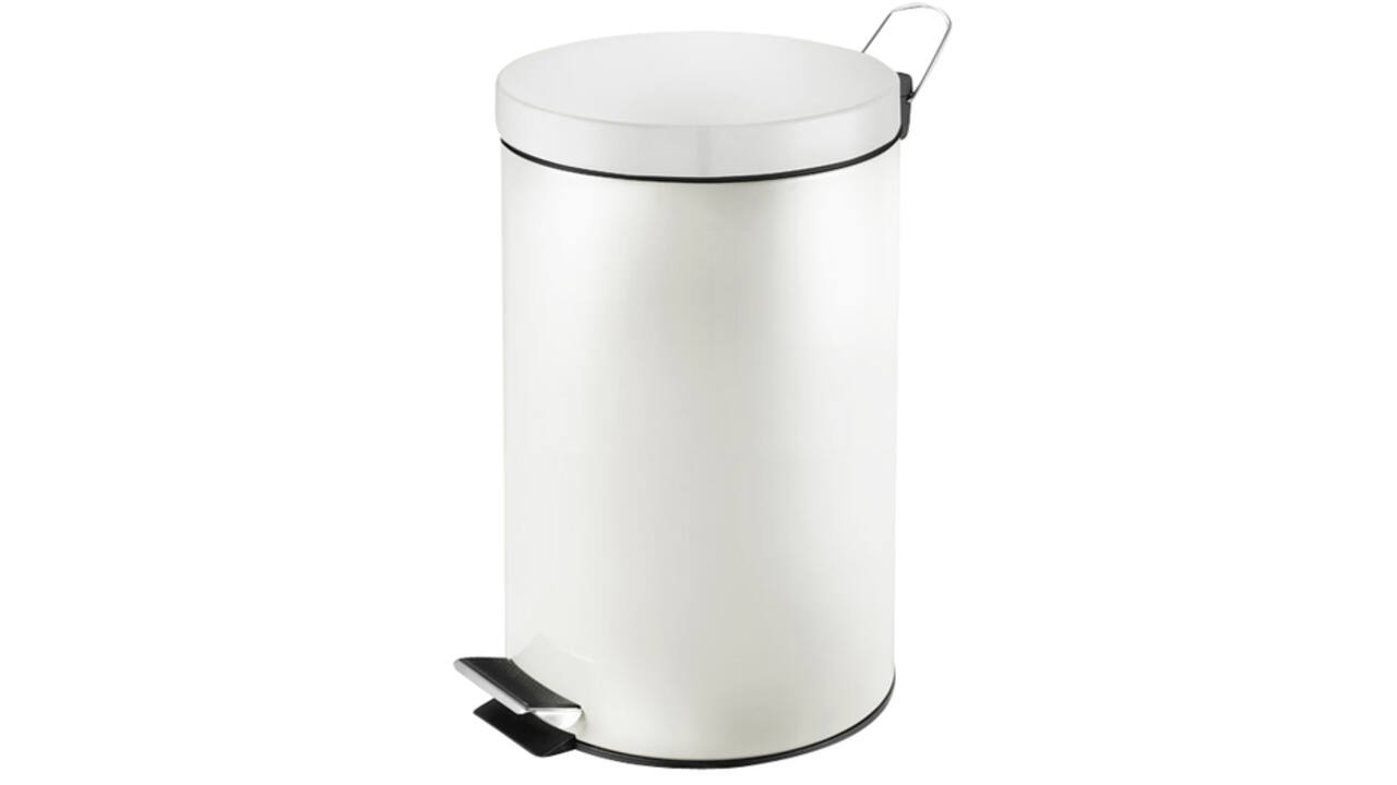 Afvalbak Vepa Bins pedaalemmer 12 liter wit