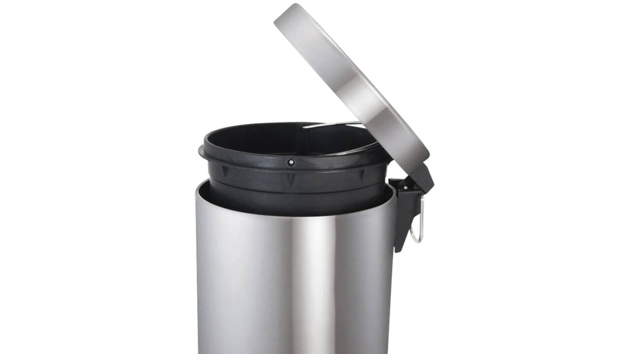 Afvalbak Vepa Bins pedaalemmer 20 liter RVS