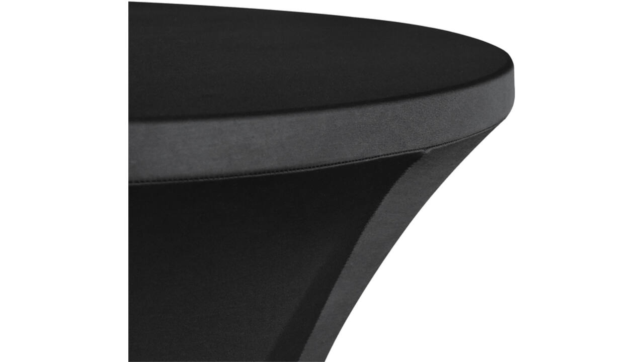 Tafelrok BRASQ voor statafel 80cm zwart