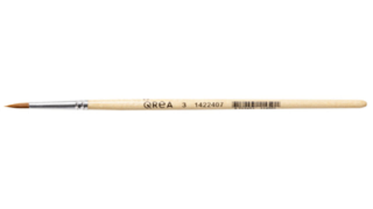 Penseel Qrea synthetisch haar nr 3 breedte 3,0mm