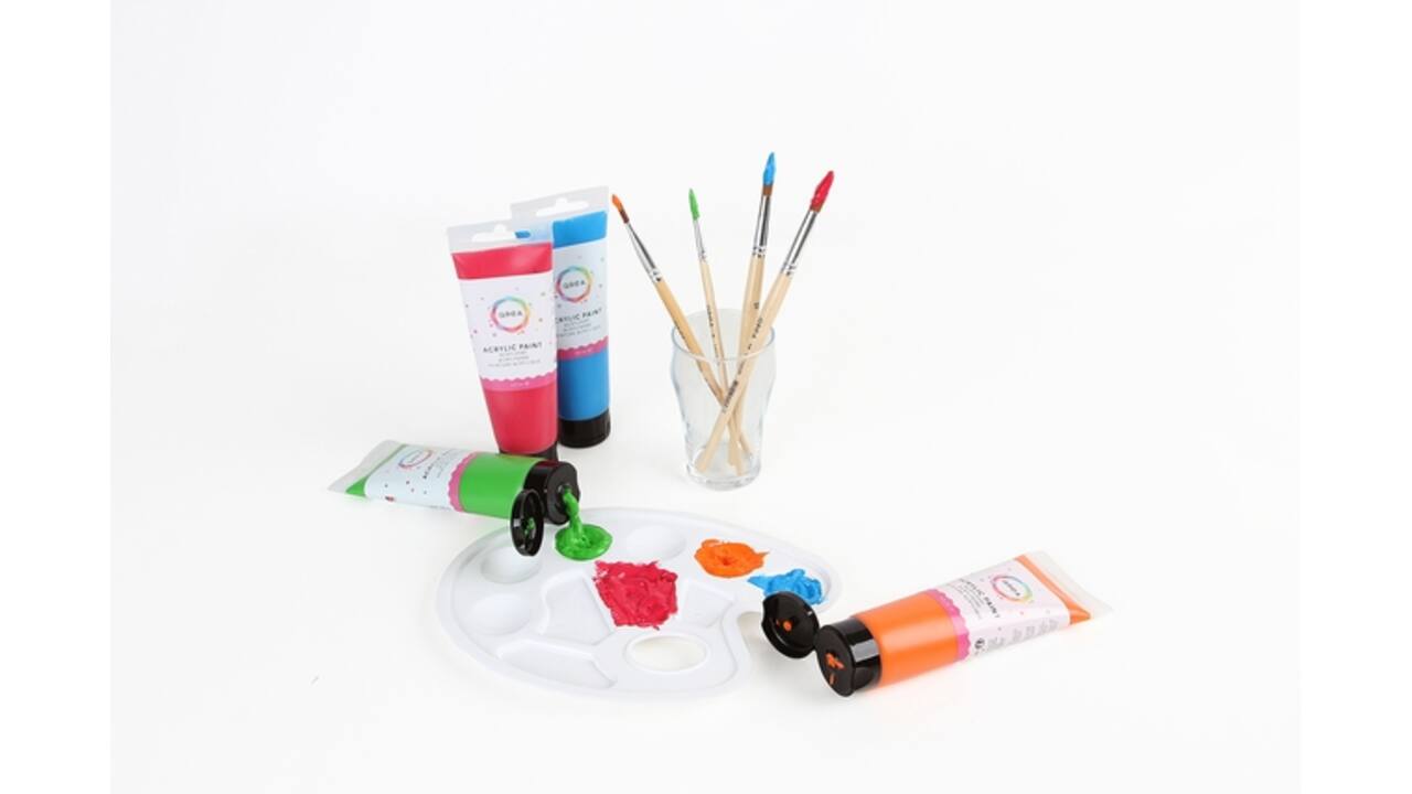 Penseel Qrea synthetisch haar nr 3 breedte 3,0mm