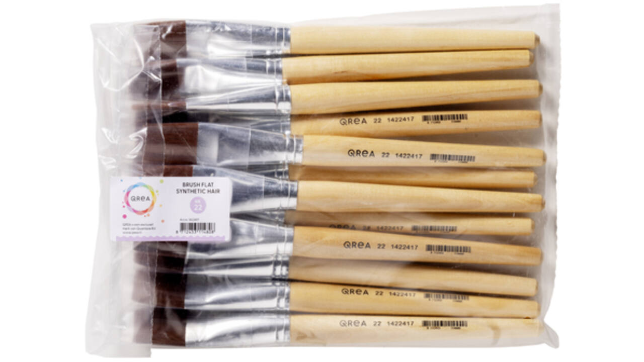 Kwast Qrea synthetisch haar nr 22 breedte 25,2mm