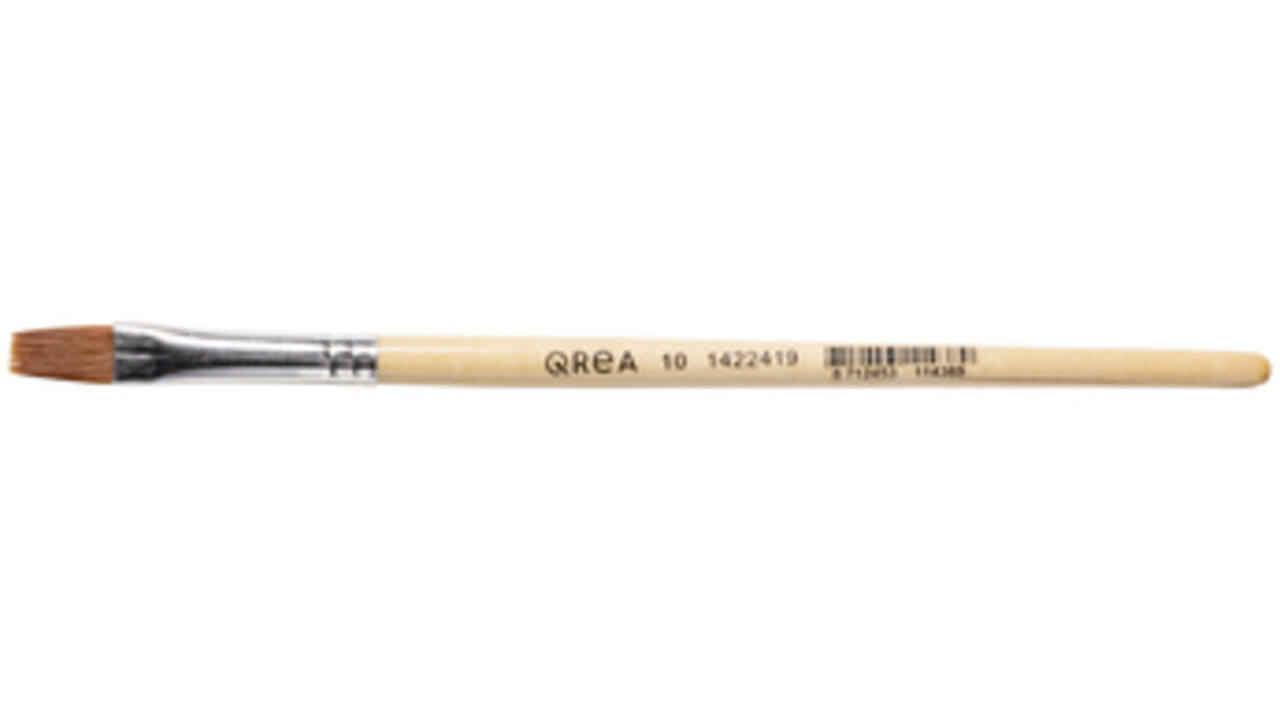Kwast Qrea synthetisch haar nr 10 breedte 9,4mm