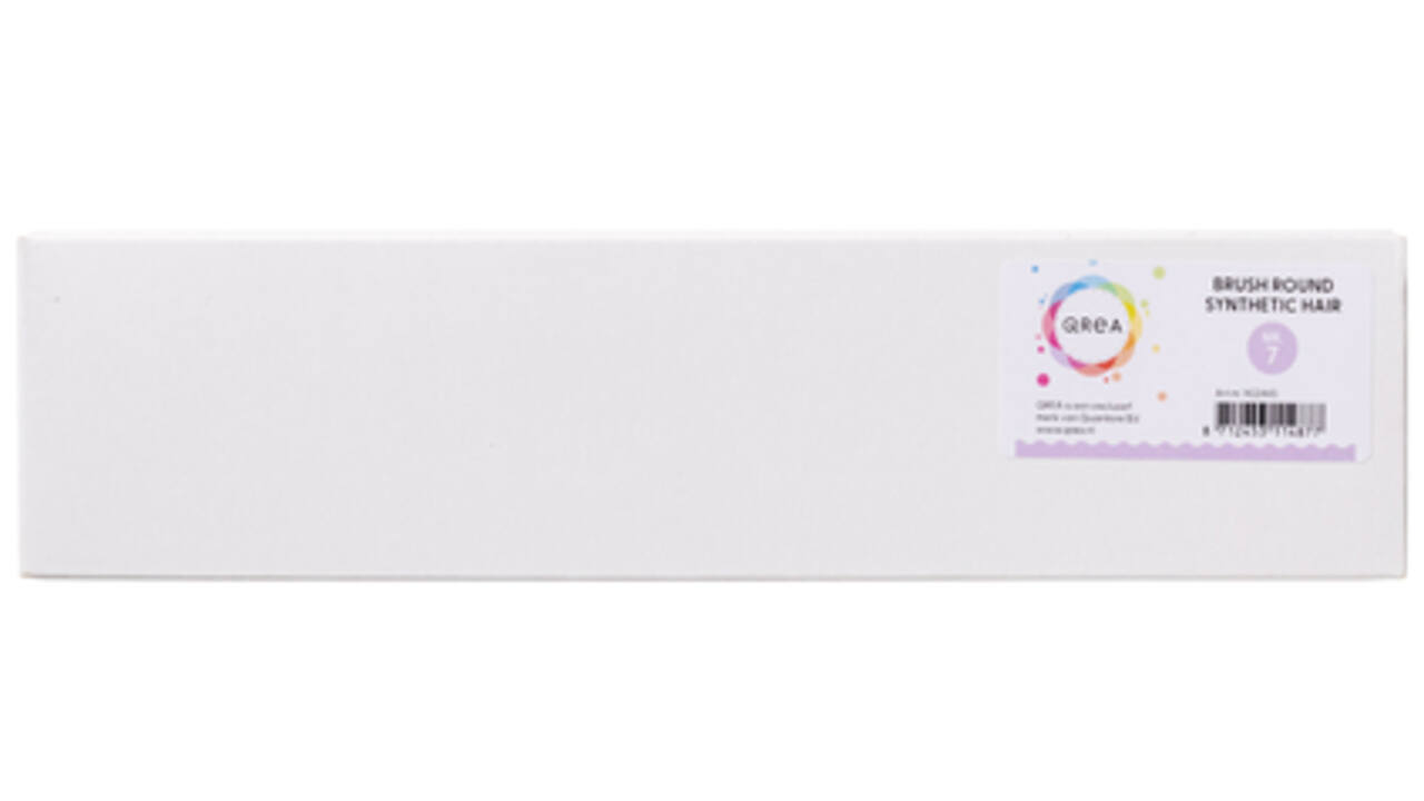Penseel Qrea synthetisch haar nr 7 breedte 5,4mm