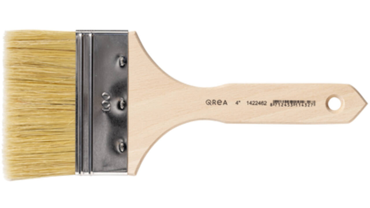 Kwast Qrea varkenshaar nr 4 breedte 100mm