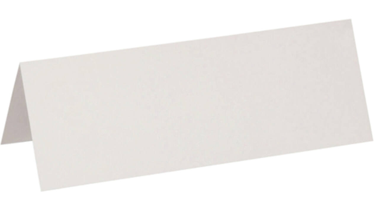 Tafelnaambord MAUL karton 21x7,5cm wit 100stuks