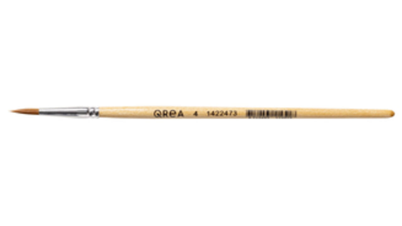 Penseel Qrea synthetisch haar nr 4 breedte 3,5mm